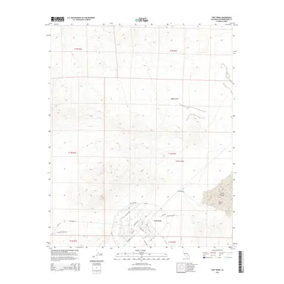 2015 Map of Fort Irwin, 2015 Print