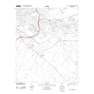 2011 Map of Fort Jackson South, 2011 Print