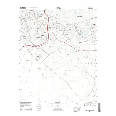 2014 Map of Fort Jackson South, 2014 Print