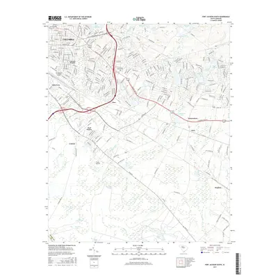 2017 Map of Fort Jackson South, 2017 Print
