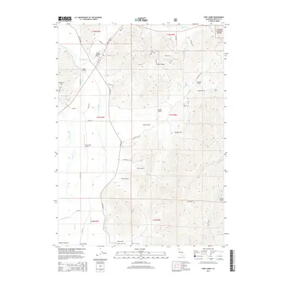 2015 Map of Fort Jones, 2015 Print