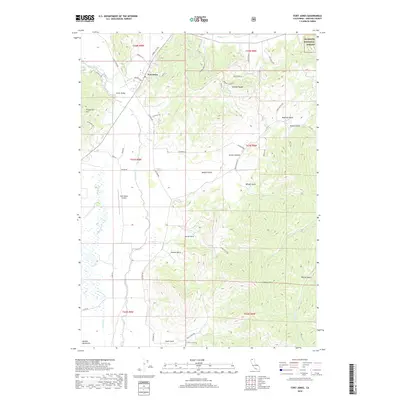2018 Map of Fort Jones, 2018 Print
