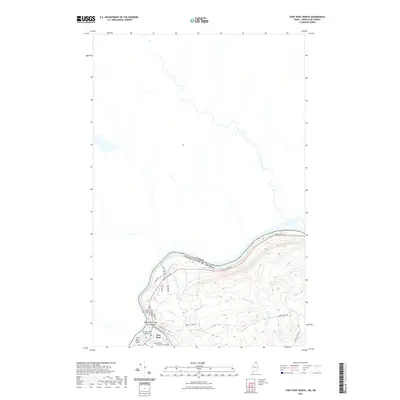 2021 Map of Fort Kent North, 2021 Print
