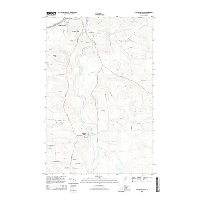 2014 Map of Fort Kent South, 2014 Print