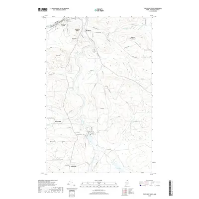 2018 Map of Fort Kent South, 2018 Print