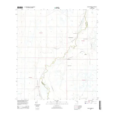 2015 Map of Fort Kissimmee, 2015 Print