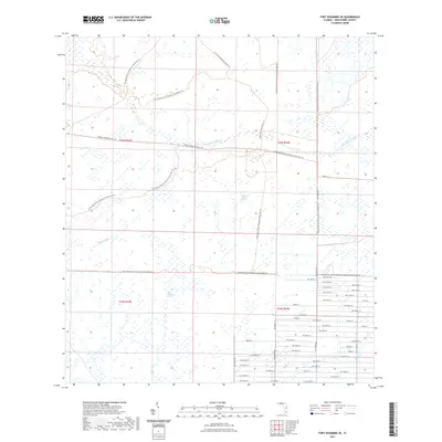 2021 Map of Fort Kissimmee SE, 2021 Print