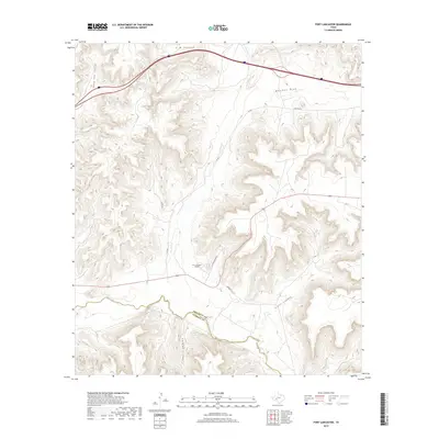 2019 Map of Fort Lancaster, 2019 Print