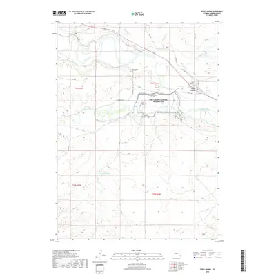 2018 Map of Fort Laramie, 2018 Print
