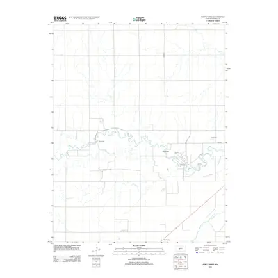 2012 Map of Fort Larned, 2012 Print