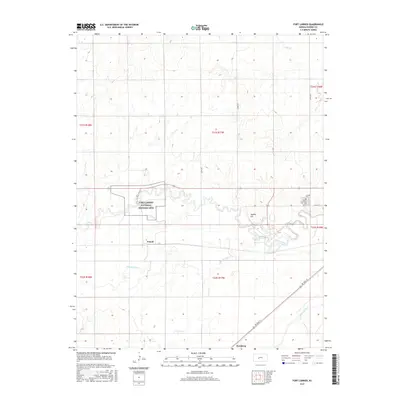 2015 Map of Fort Larned, 2015 Print