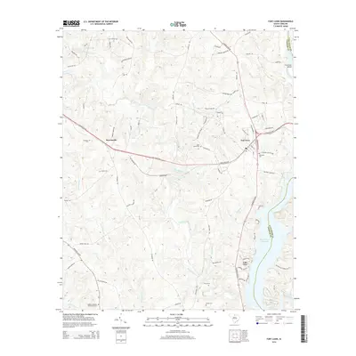 2014 Map of Fort Lawn, 2014 Print
