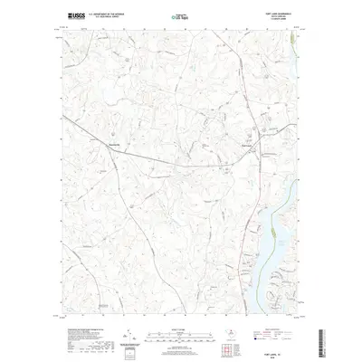 2020 Map of Fort Lawn, 2020 Print