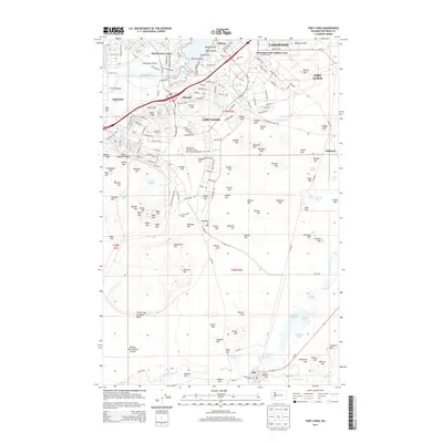 2014 Map of Fort Lewis, 2014 Print