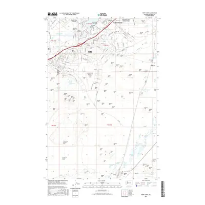 2017 Map of Fort Lewis, 2017 Print
