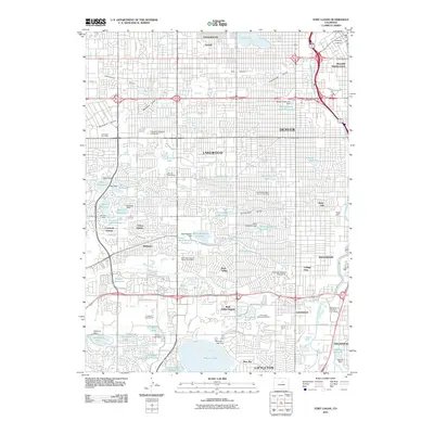 2011 Map of Fort Logan, 2011 Print