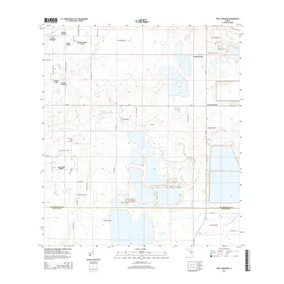 2015 Map of Fort Lonesome, 2015 Print