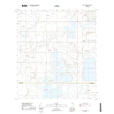 2018 Map of Fort Lonesome, 2018 Print