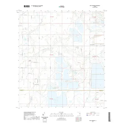 2021 Map of Fort Lonesome, 2021 Print