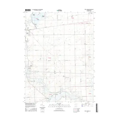 2016 Map of Fort Loramie, 2016 Print