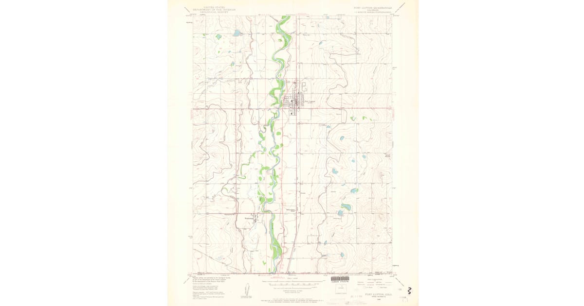 1940s Maps of Fort Lupton, CO | Pastmaps