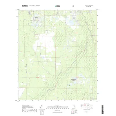2021 Map of Fort McCoy, 2021 Print