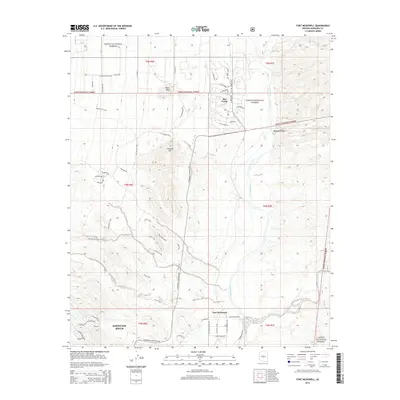 2014 Map of Fort McDowell, 2014 Print
