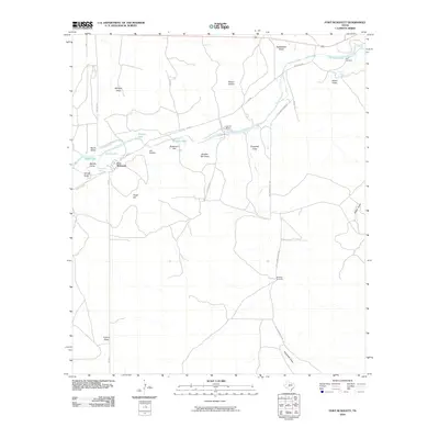 2010 Map of Fort McKavett, 2010 Print