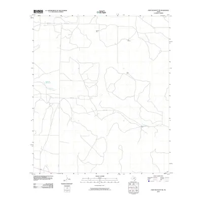 2010 Map of Fort McKavett NE, 2010 Print