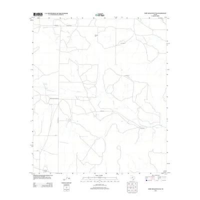 2012 Map of Fort McKavett NE, 2012 Print