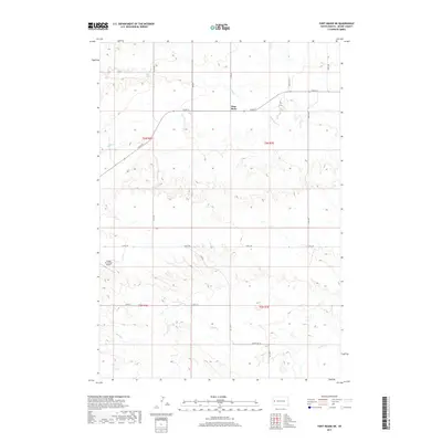 2017 Map of Fort Meade NE, 2017 Print