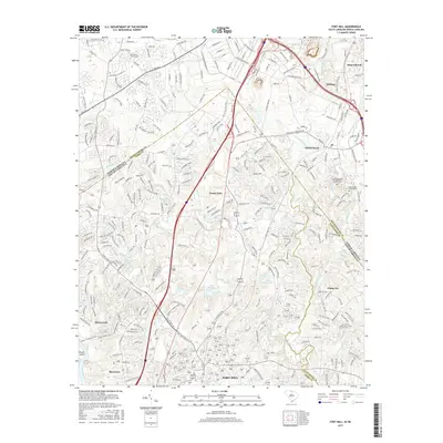 2017 Map of Fort Mill, 2017 Print