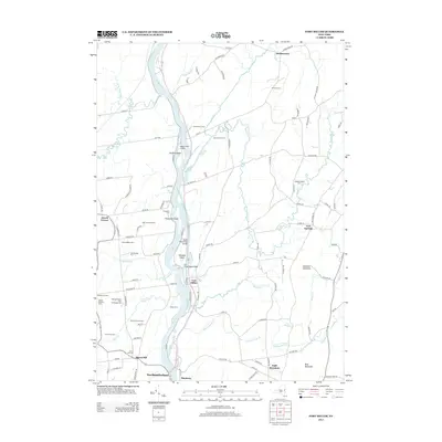 2013 Map of Fort Miller, 2013 Print