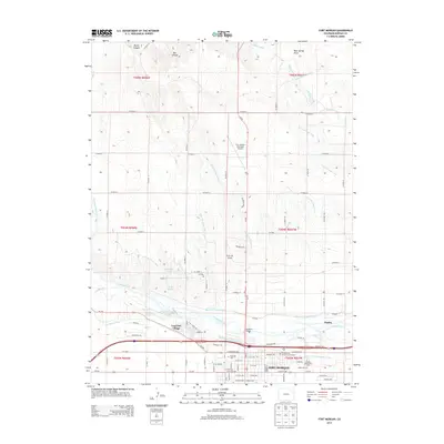 2013 Map of Fort Morgan, 2013 Print