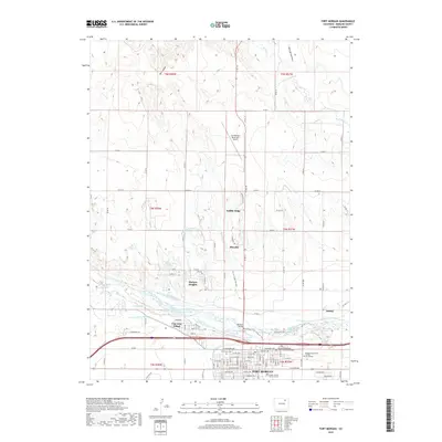 2019 Map of Fort Morgan, 2019 Print