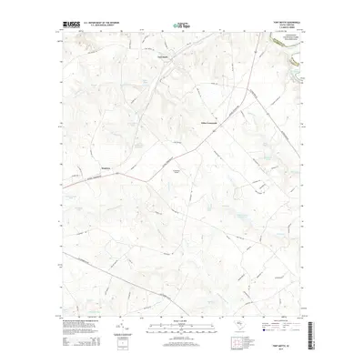 2014 Map of Fort Motte, 2014 Print