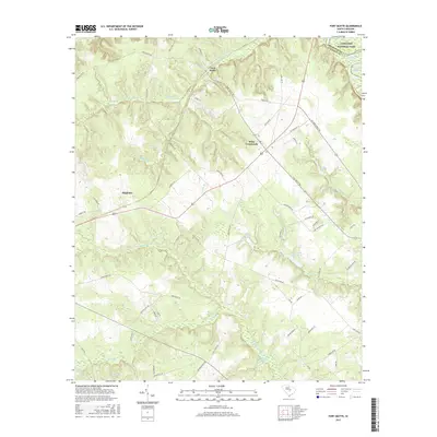 2017 Map of Fort Motte, 2017 Print