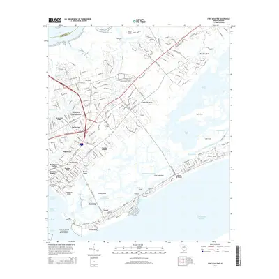 2014 Map of Fort Moultrie, 2014 Print