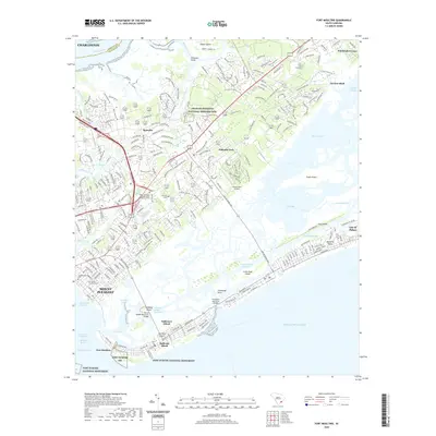 2020 Map of Fort Moultrie, 2020 Print