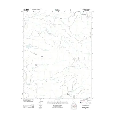 2012 Map of Fort Mountain, 2012 Print