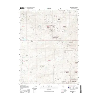 2015 Map of Fort Mountain, 2015 Print