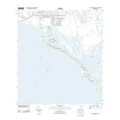 2012 Map of Fort Myers Beach, 2012 Print