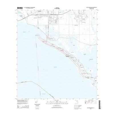 2015 Map of Fort Myers Beach, 2015 Print