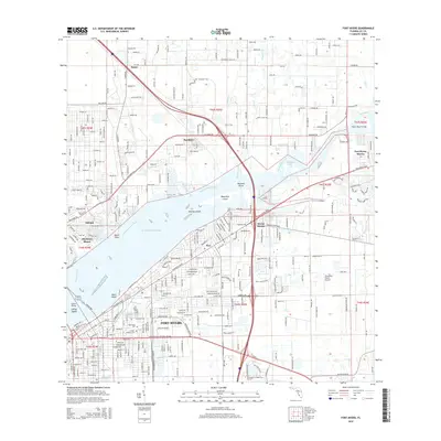 2015 Map of Fort Myers, 2015 Print