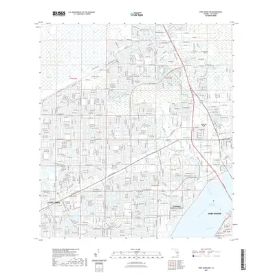 2021 Map of Fort Myers NW, 2021 Print