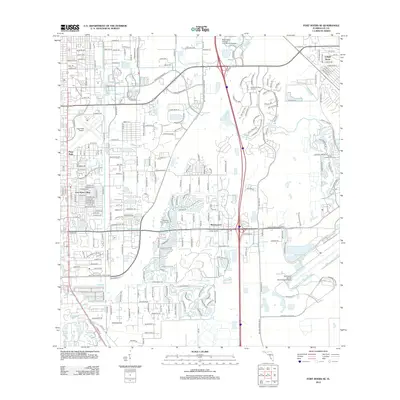 2012 Map of Fort Myers SE, 2012 Print