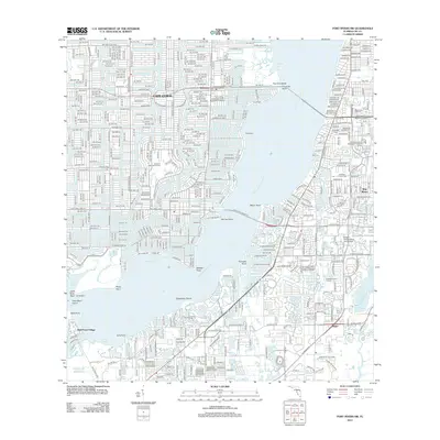2012 Map of Fort Myers SW, 2012 Print