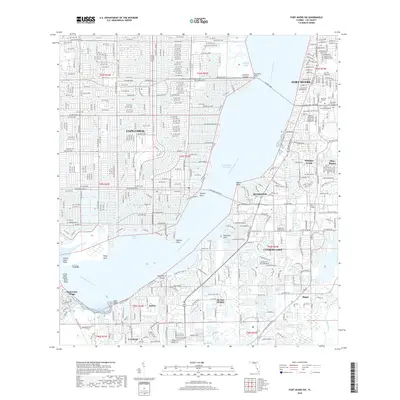 2018 Map of Fort Myers SW, 2018 Print