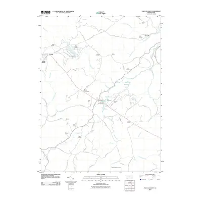 2010 Map of Fort Necessity, 2010 Print