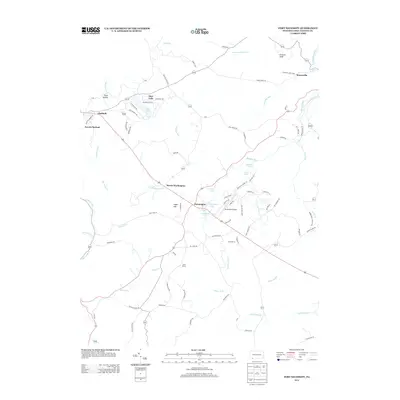 2013 Map of Fort Necessity, 2013 Print